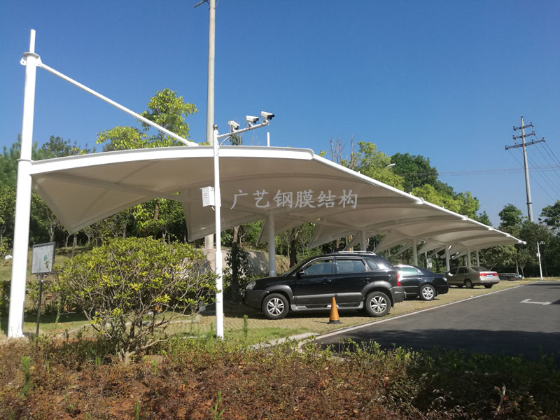星沙產業基地膜結構停車棚